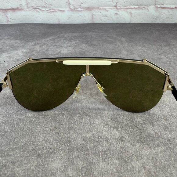 Gucci Women's 63mm Pilot Logo Gradient Sunglasses - Pink GG0584s - Picture 9 of 15